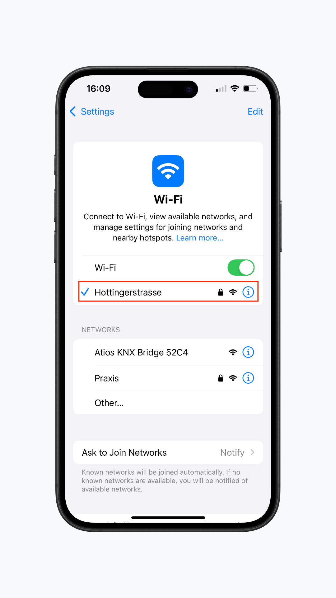 Step 1: Connect to the Atios SmartCore Wi-Fi network